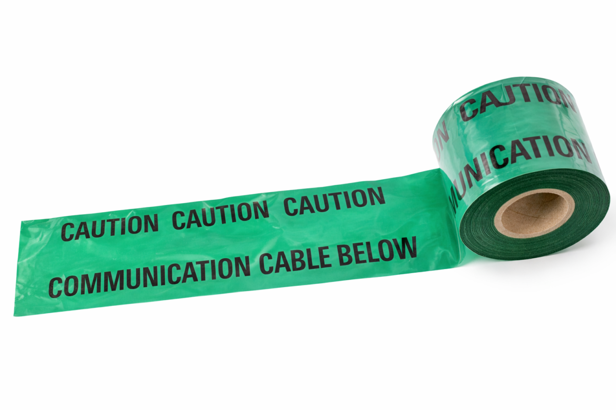 LDPE - 150mm x 365m - Communications Cable Green