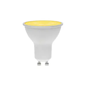7W Dimmable LED GU10 Lamp Yellow