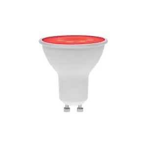 7W Dimmable LED GU10 Lamp Red