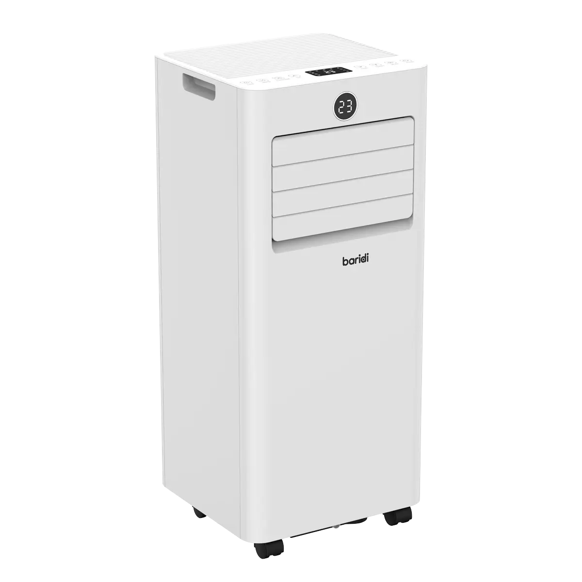 Baridi 5-in-1 Portable Air Conditioner/Dehumidifier/Air Cooler with Window Sealing Kit 9,000Btu/hr - White [DH414]