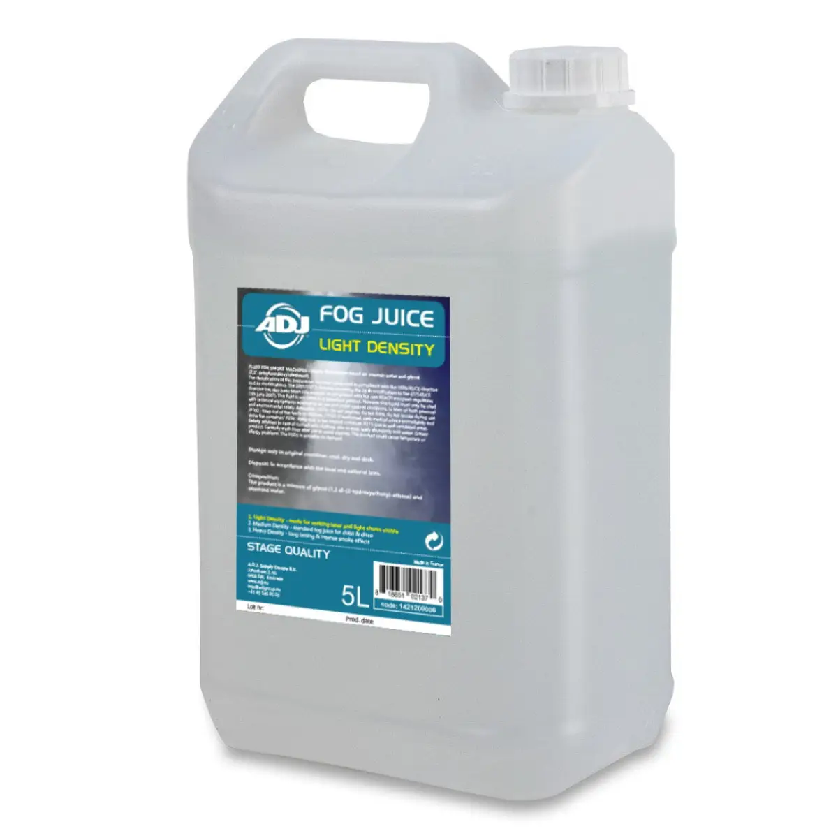 Fog Juice 1 Light 5 Litre (Shipped in 4's) - ADJ1421200006