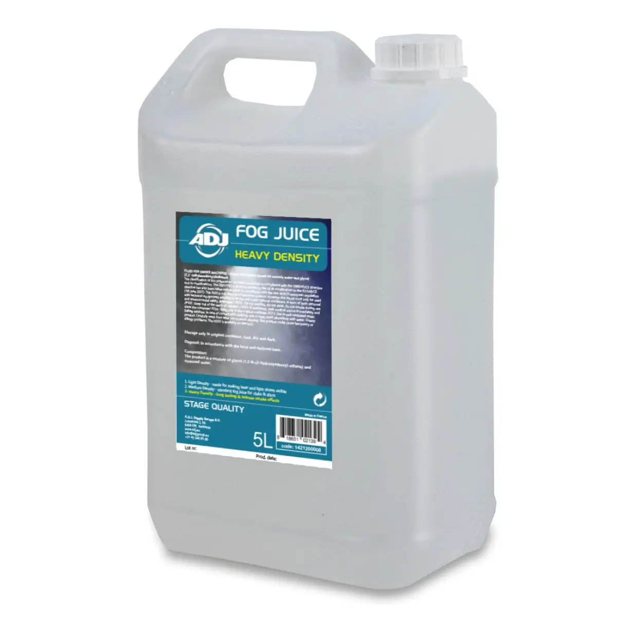 Fog Juice 3 Heavy 5 Litre (Shipped in 4's) - ADJ1421200008