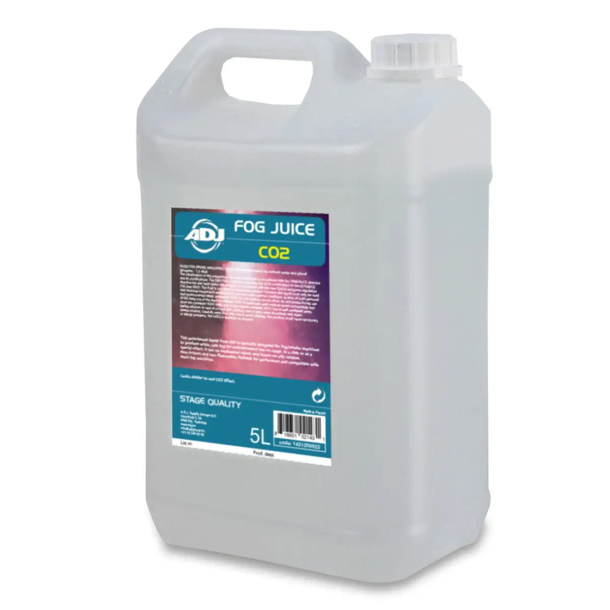 Fog Juice CO2 5 Litre (Shipped in 4's) - ADJ1421200022