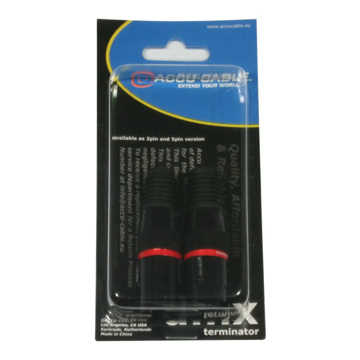 AC-DMXTERM-3/SET DMX terminator 3pinSET - ADJ1613000030