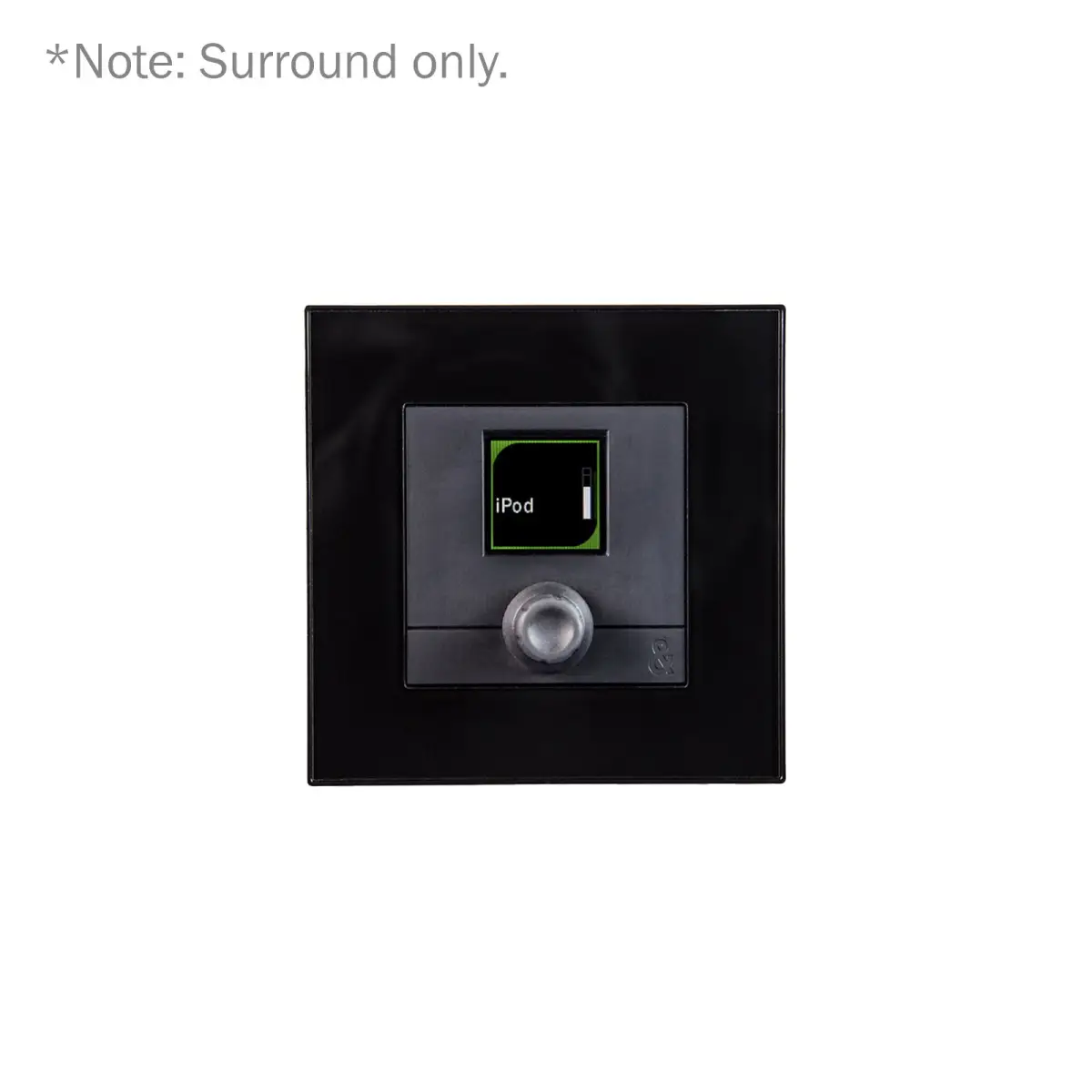 Faceplate for IP1 wallplate controller black IP1-BK-WP-EU - AH0035