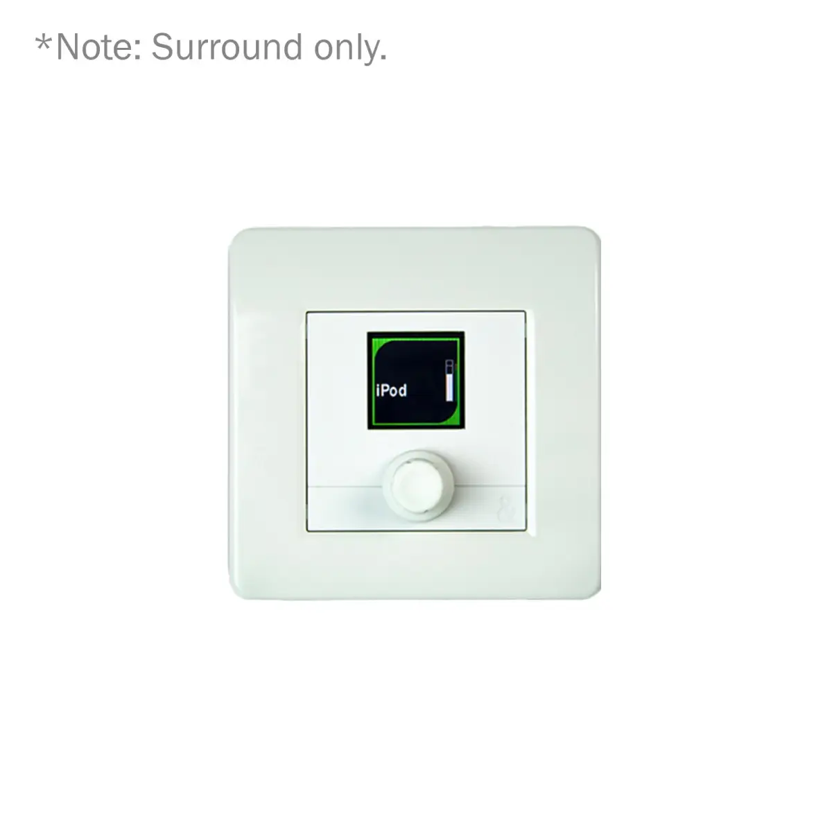 Faceplate for IP1 wallplate controller white IP1-WH-WP-EU - AH0037