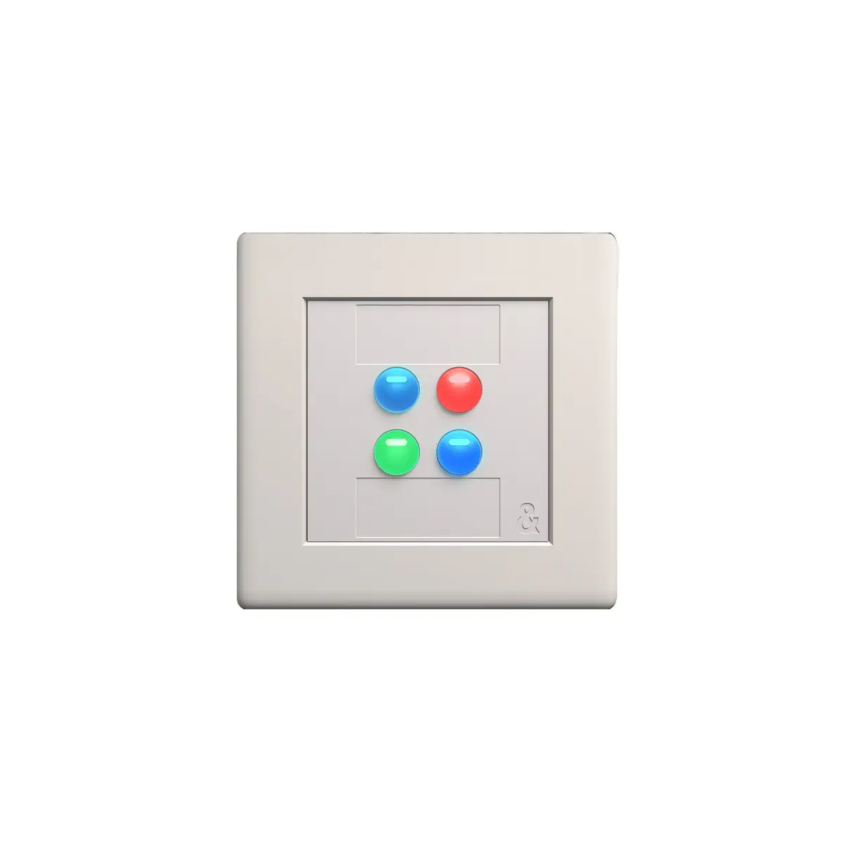 White IP4 remote controller for dLive. 4 x buttons PoE TC IP4-WH-EU/X - AH0039