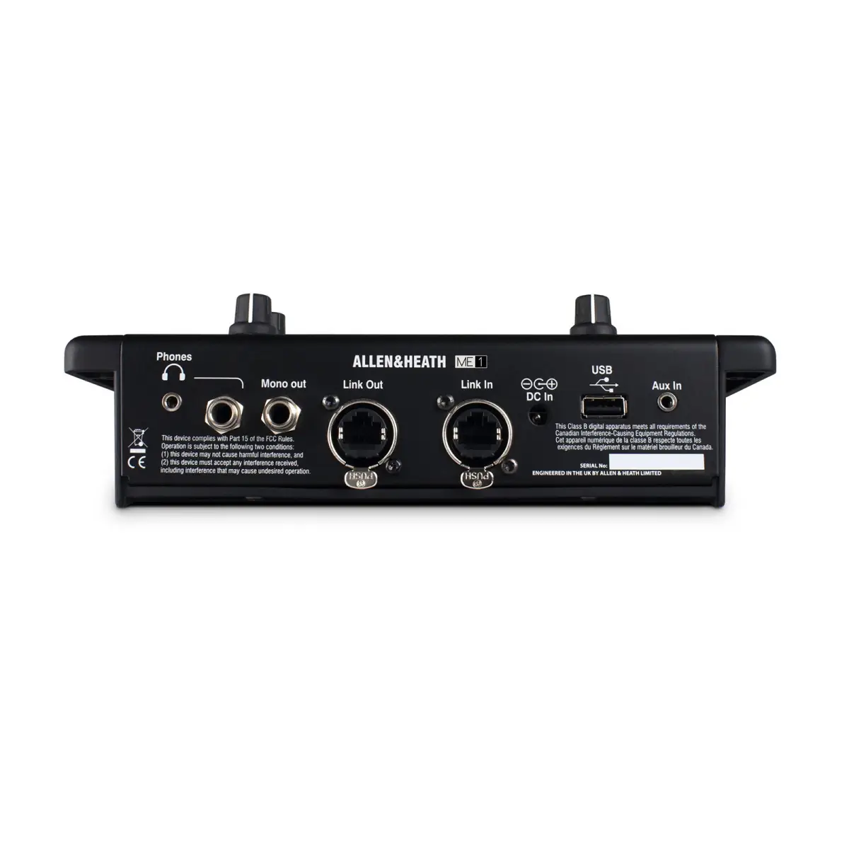 40 Channel Personal Mixer with PSU HP hook & Mic Bracket ME-1 - AH0044