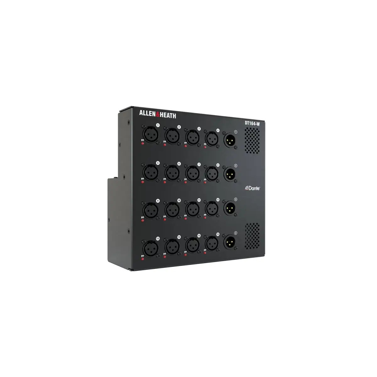 Wall-mount/Floor Dante I/O Expander 16 Mic/Line 4 XLR Out DT164W - AH0063