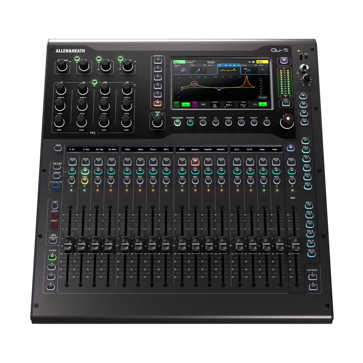 Digital Mixing Console With 16 Faders Qu-5 - AH0096