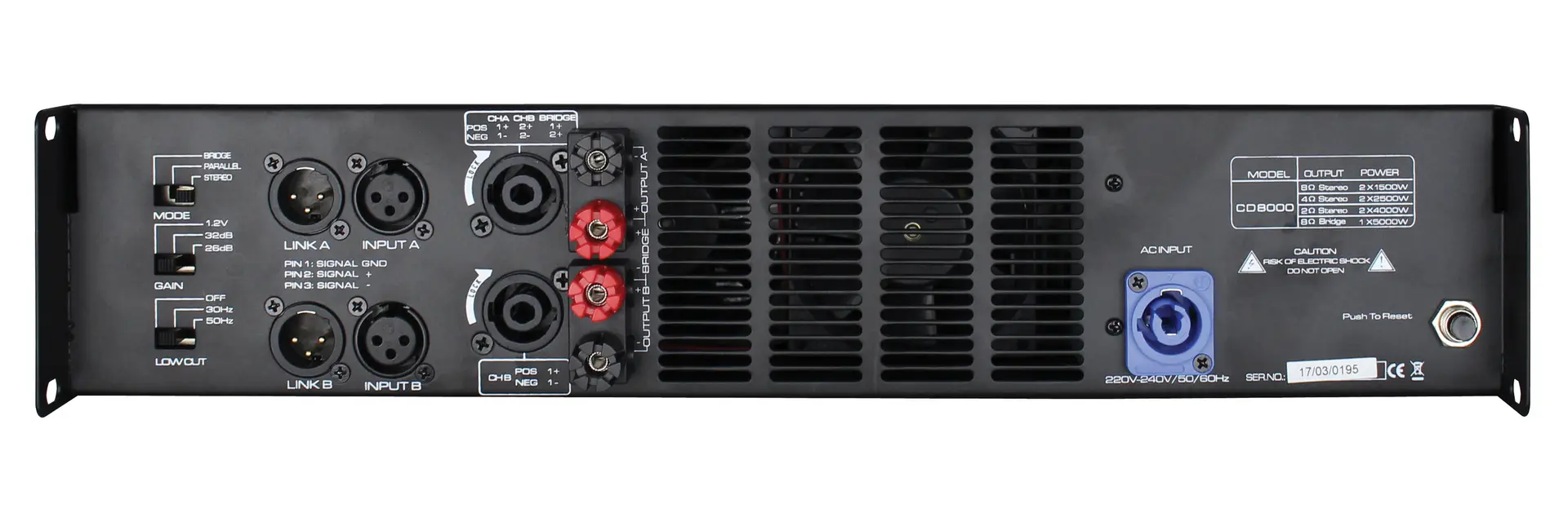CD 8000 Power Amplifier - Image 4