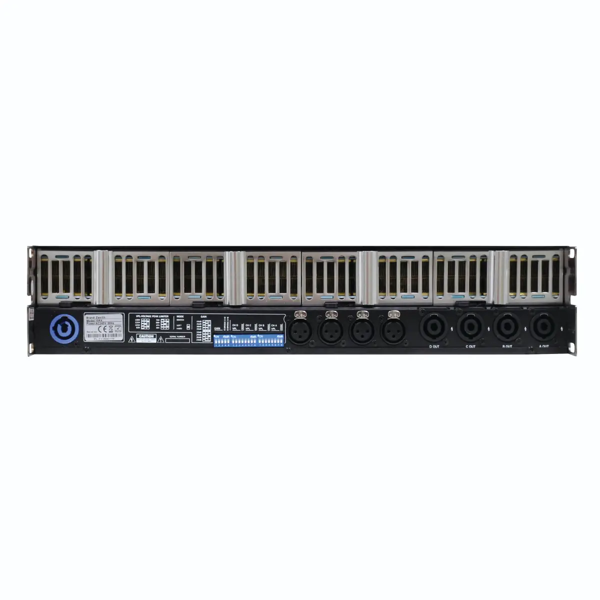 10K4 4 x 2500W Power Amplifier - AMP80