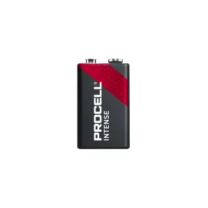 Alkaline Intense Power 9V PP3 Batteries (6LR61) MN1604INT/10 (Pack of 10) - BATT003