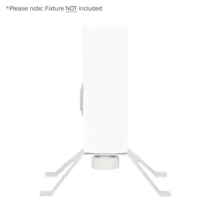 Batten Floor Standing Bracket (White) - BRAC025A