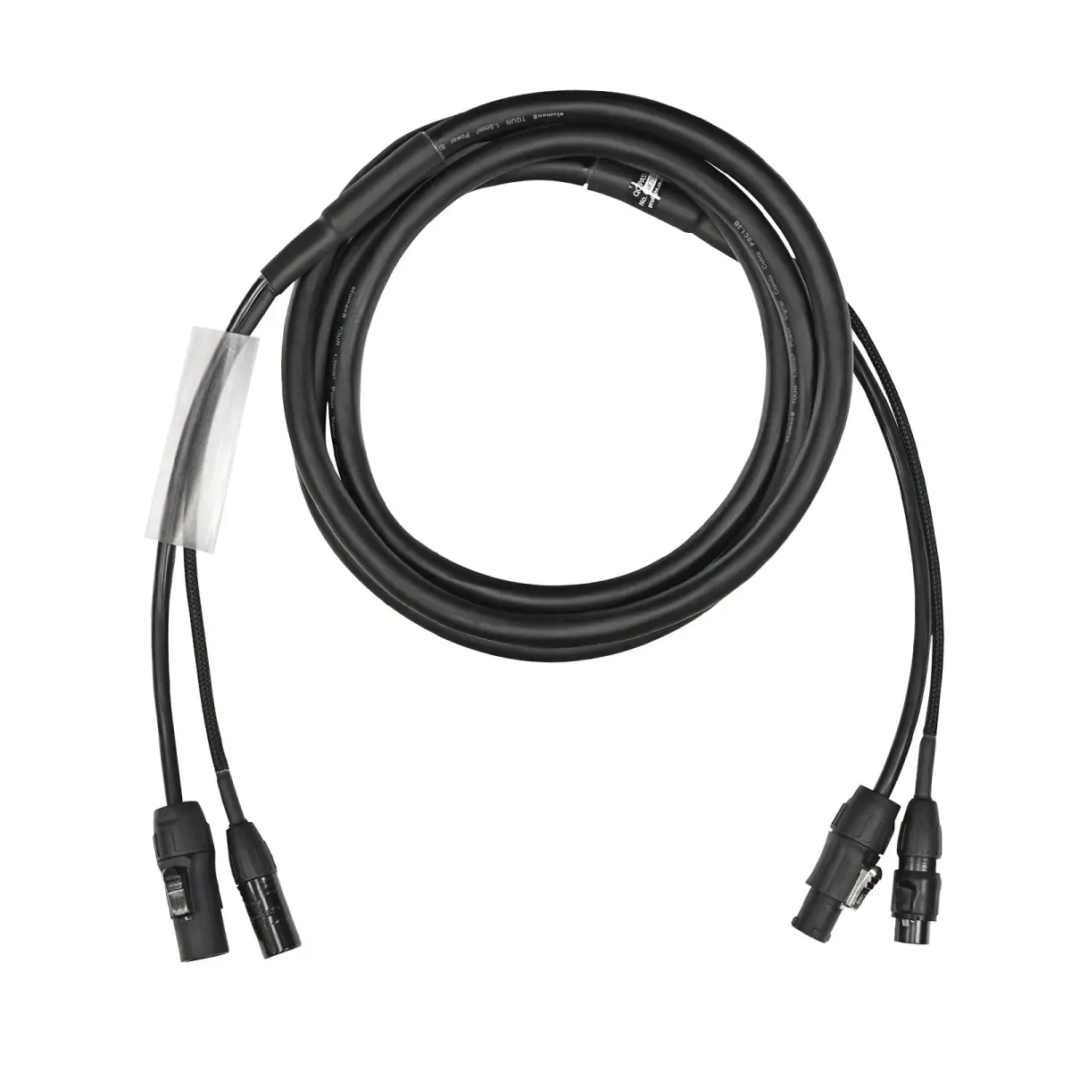 1.5m Combi 1.5mm IP65 Seetronic TR1 Power/ 5-Pin DMX Cable - CABL1201