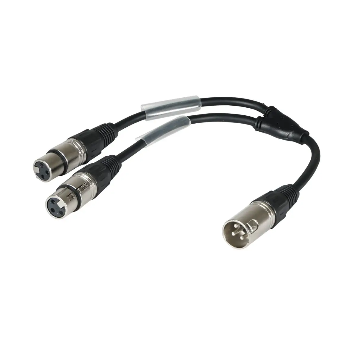 0.25m XLR Male - 2 x XLR Female Cable - CABL125