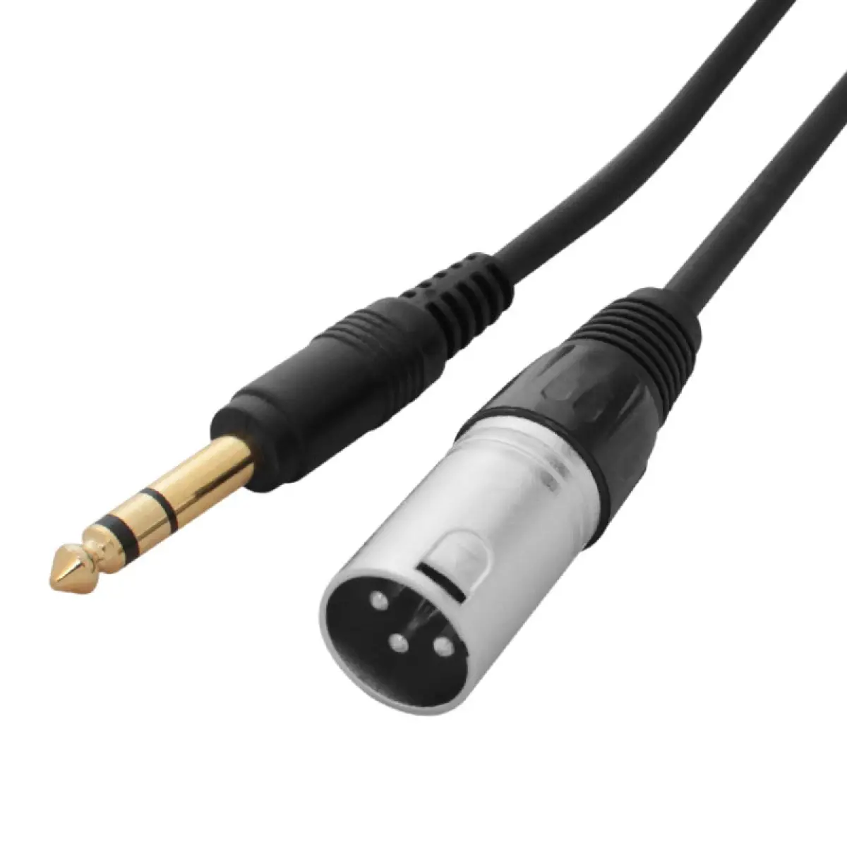 0.25m XLR Male - 6.35mm Stereo Jack Cable - CABL149