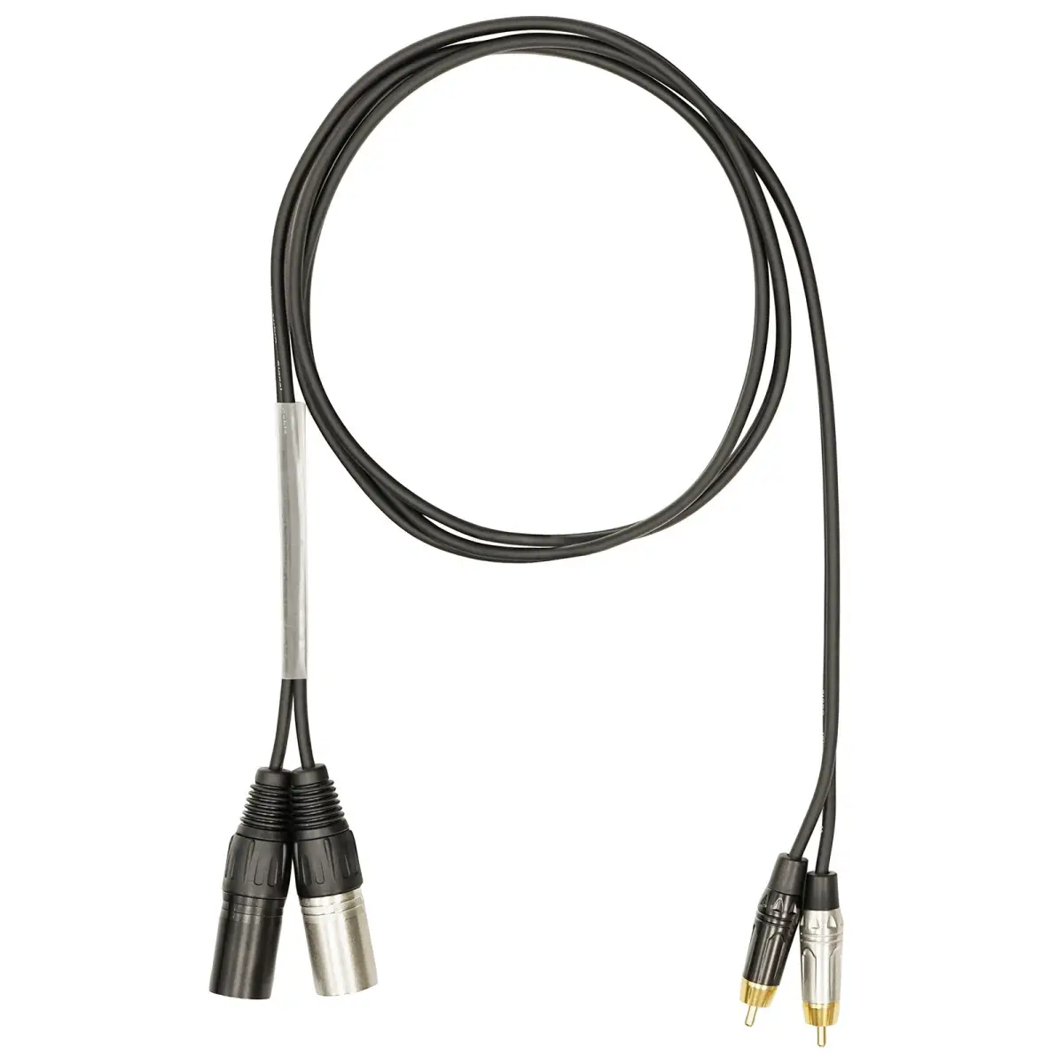 3m 2 x Phono - 2 x XLR Male Cable - CABL163