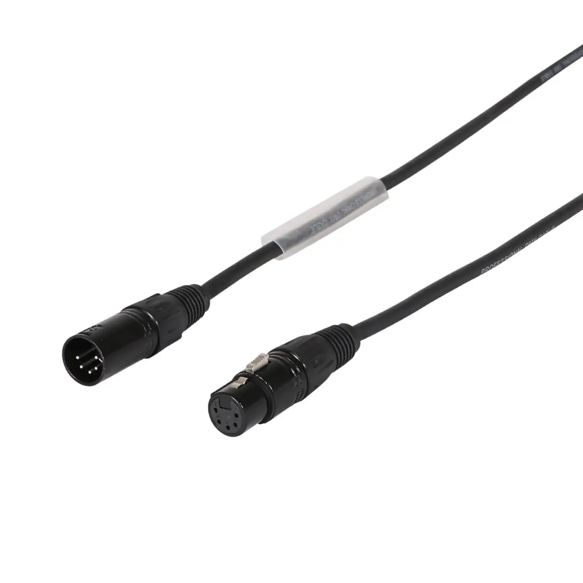 1.5m 5-Pin Male XLR - 5-Pin Female XLR DMX Cable - CABL184