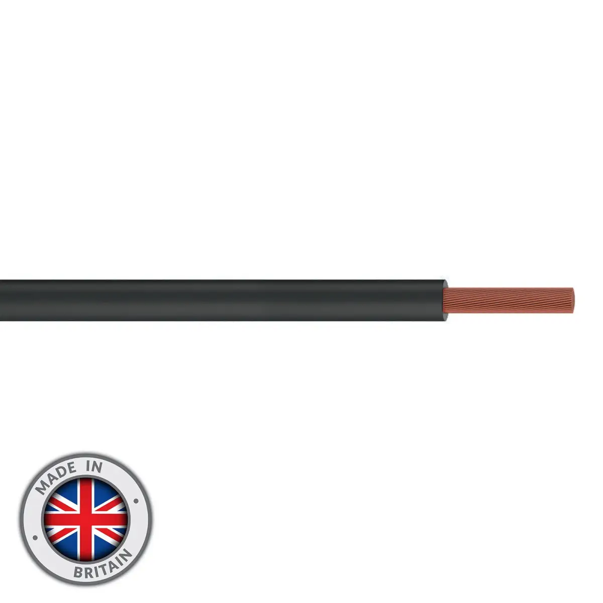 Tri-Rated Switchgear Wire 1.5mm 100m Black - CABL1900