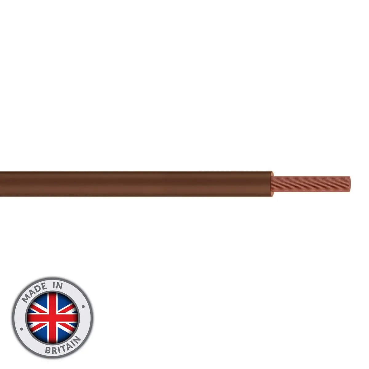 Tri-Rated Switchgear Wire 1.5mm 100m Brown - CABL1902