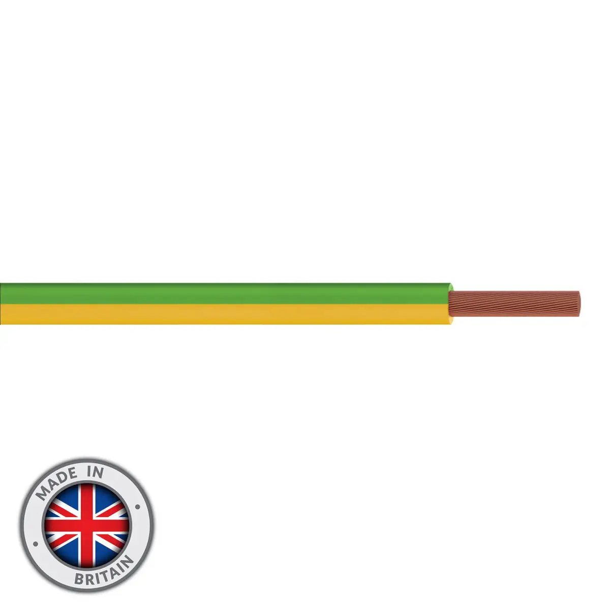 Tri-Rated Switchgear Wire 1.5mm 100m Green/Yellow - CABL1903