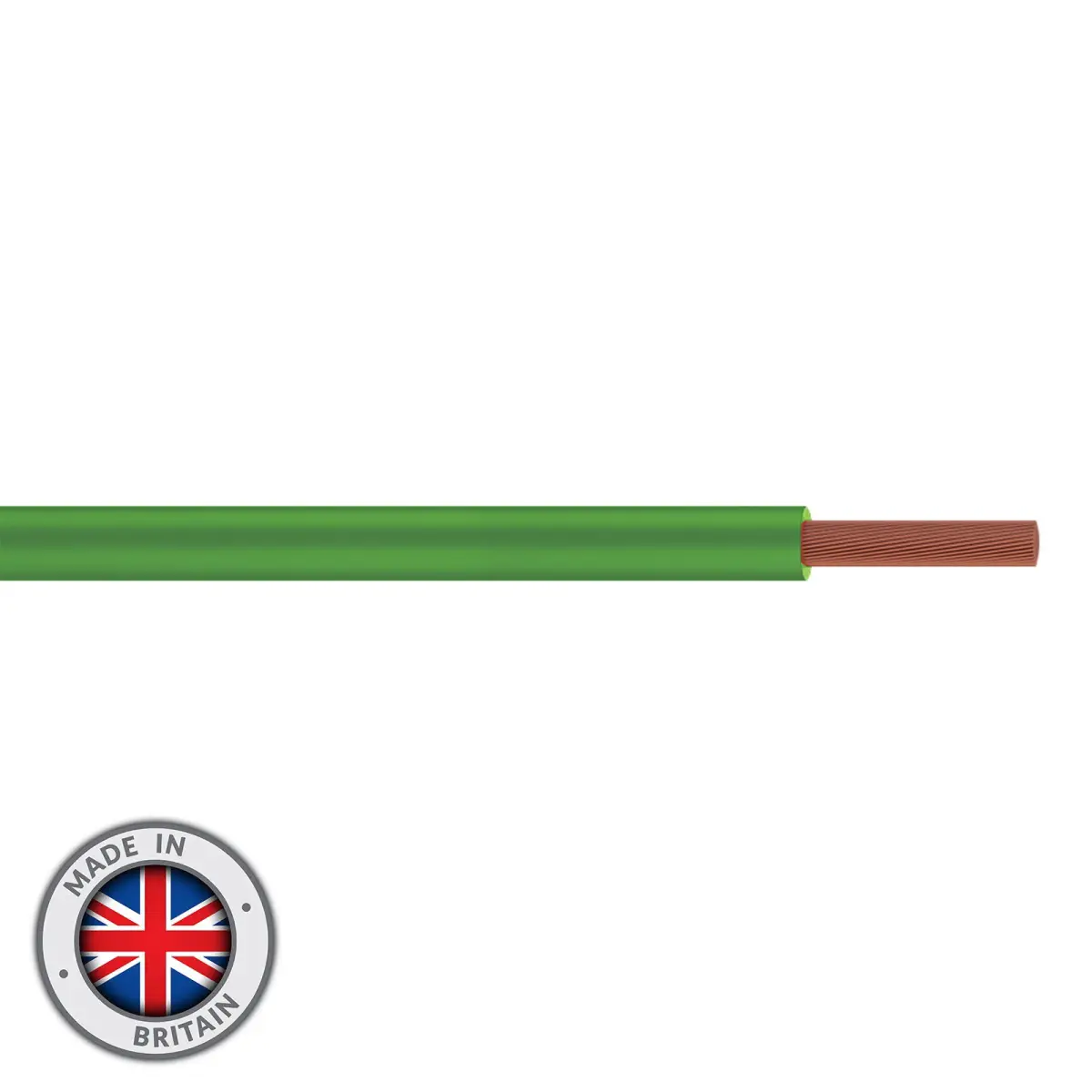 Tri-Rated Switchgear Wire 1.5mm 100m Green - CABL1905