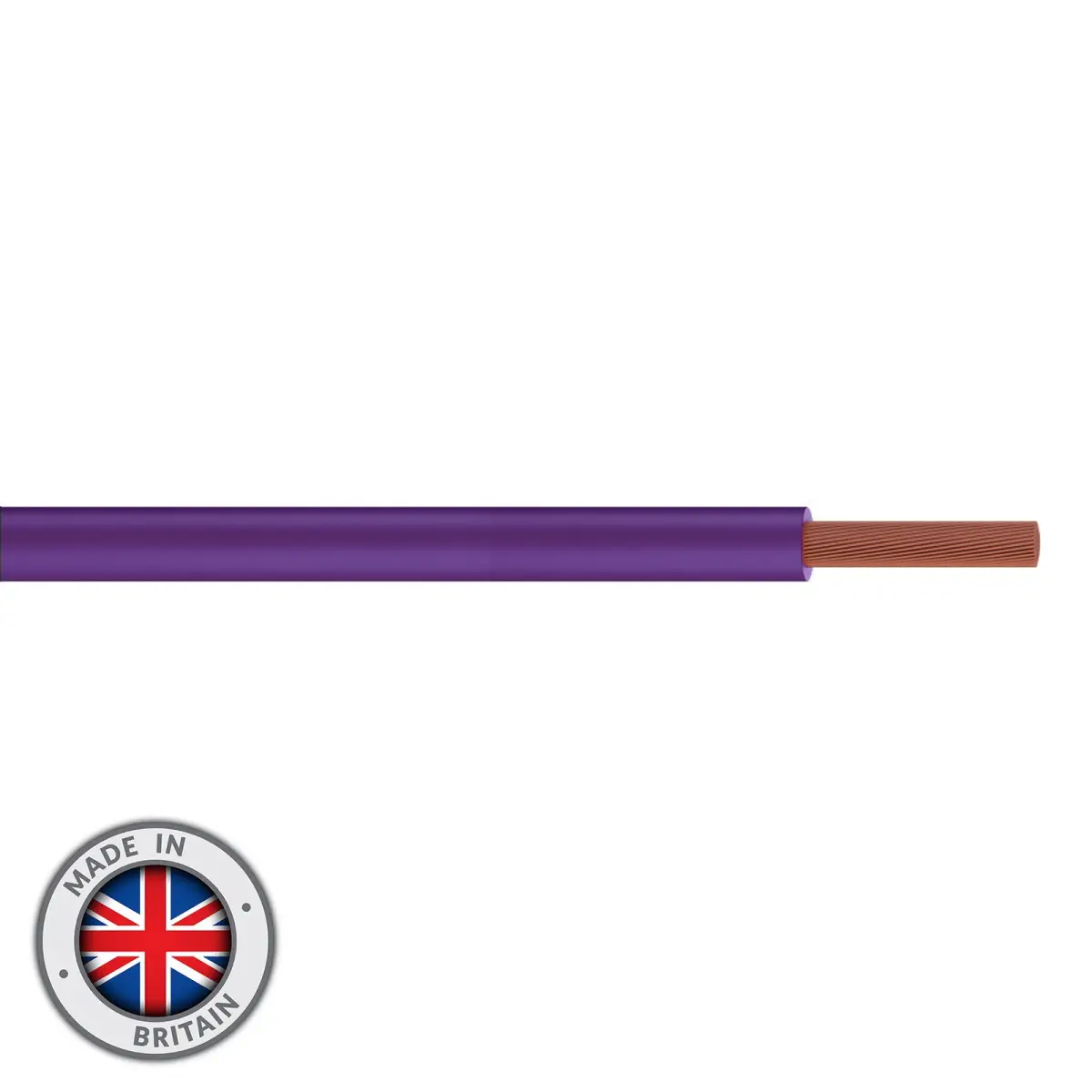 Tri-Rated Switchgear Wire 1.5mm 100m Lilac - CABL1906