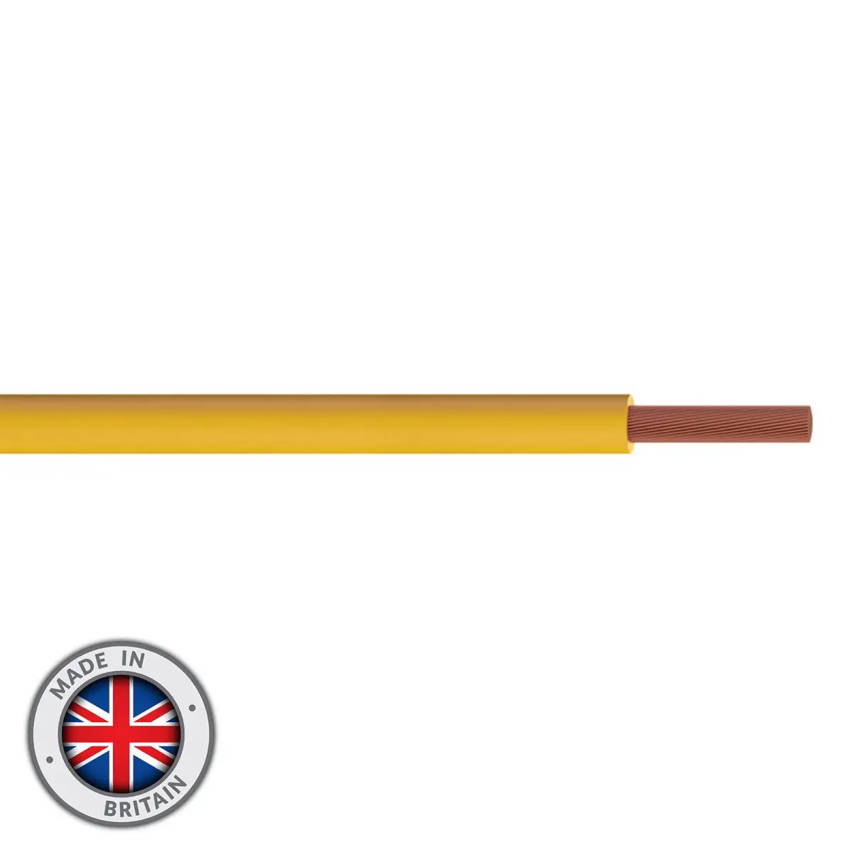 Tri-Rated Switchgear Wire 1.5mm 100m Yellow - CABL1911