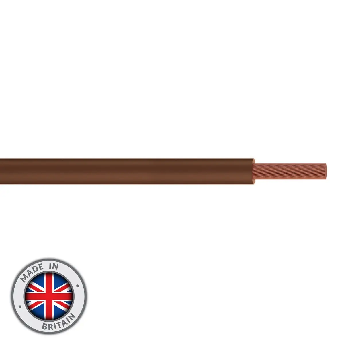 Tri-Rated Switchgear Wire 2.5mm 100m Brown - CABL1914