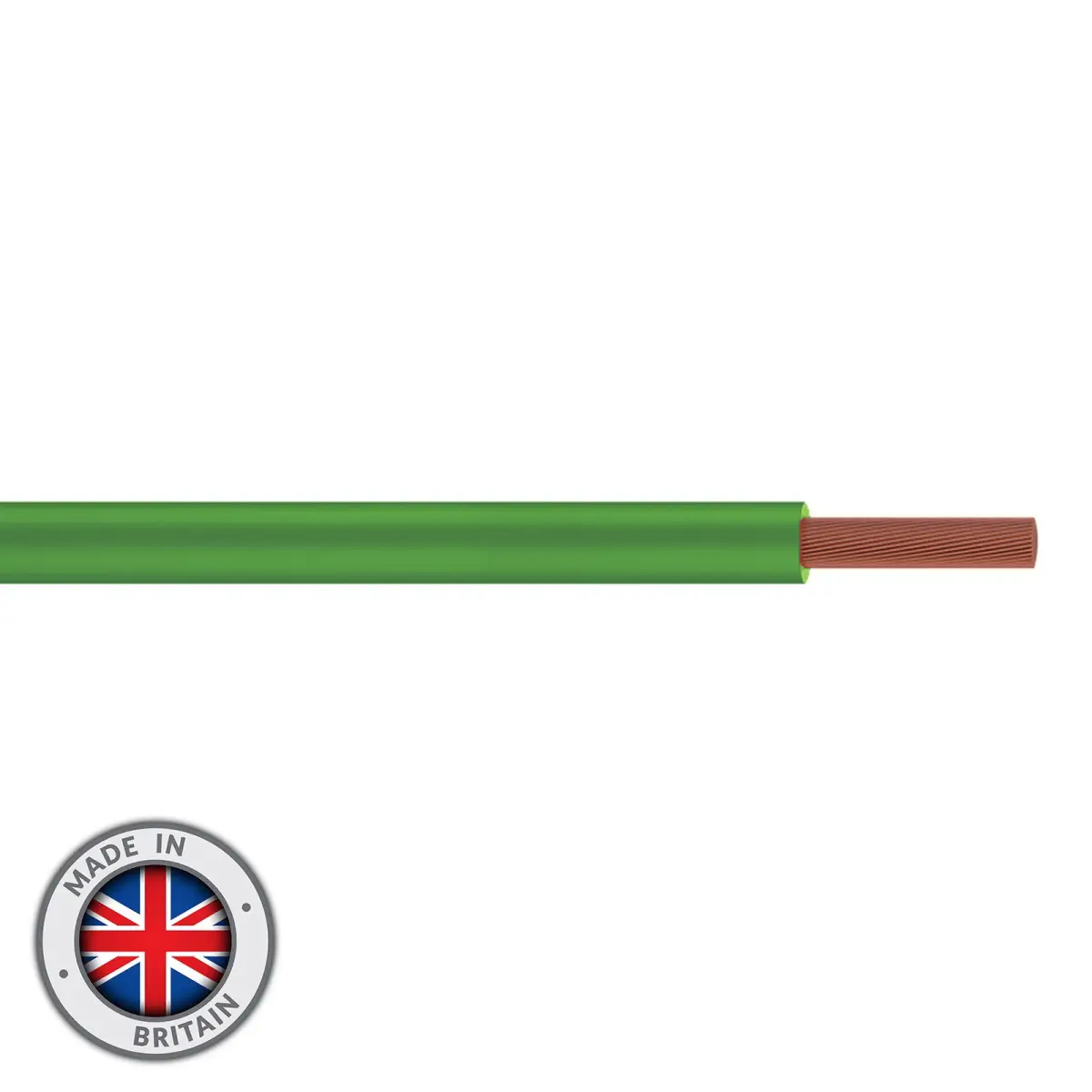 Tri-Rated Switchgear Wire 2.5mm 100m Green - CABL1917
