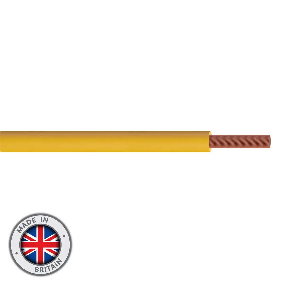 Tri-Rated Switchgear Wire 2.5mm 100m Yellow - CABL1922