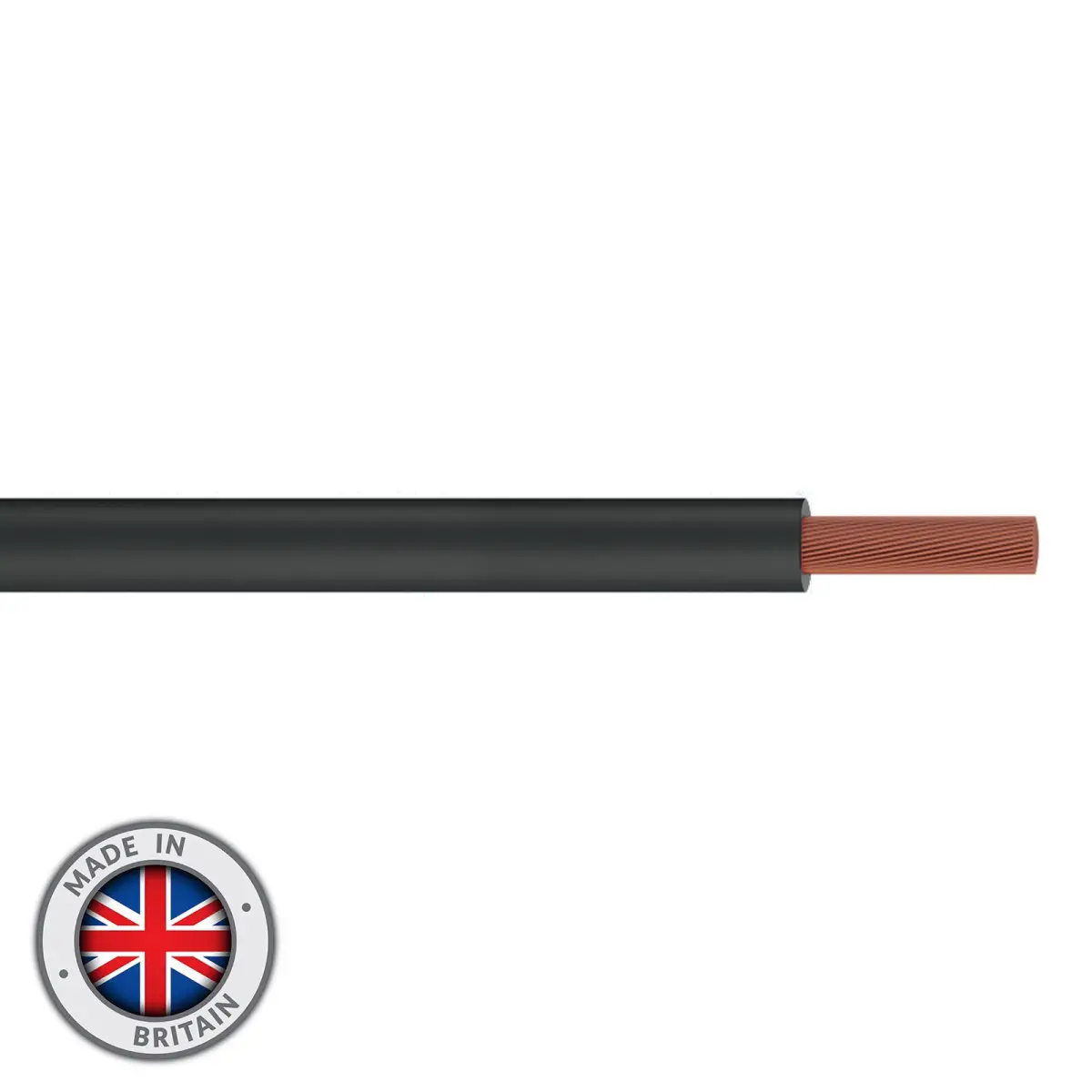 Tri-Rated Switchgear Wire 4mm 100m Black - CABL1923