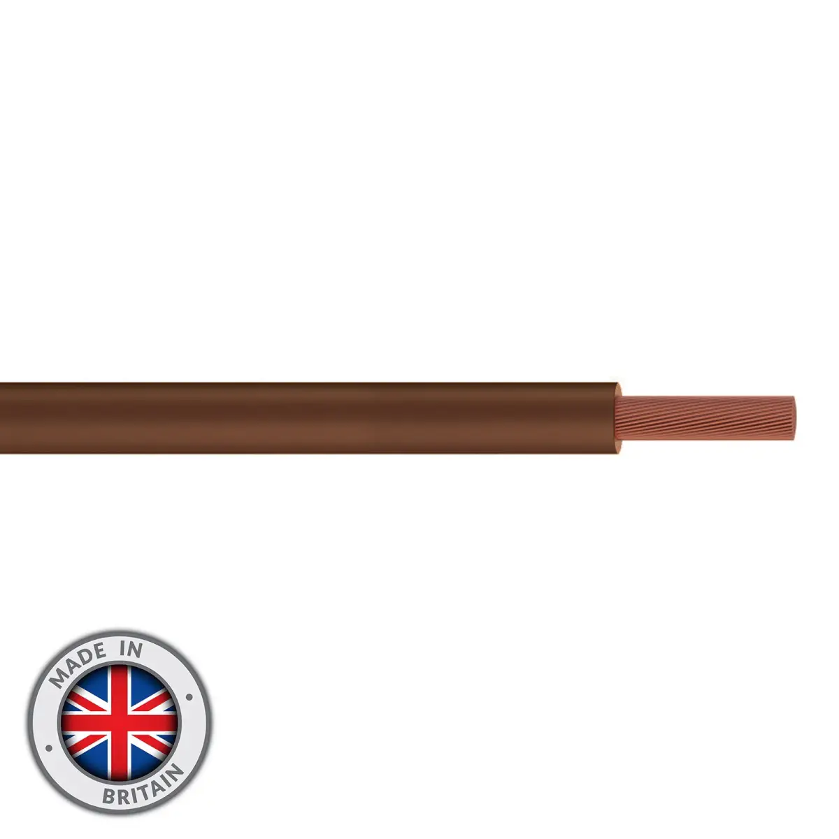 Tri-Rated Switchgear Wire 4mm 100m Brown - CABL1925