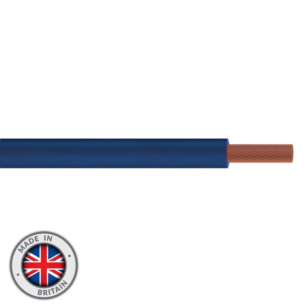 Tri-Rated Switchgear Wire 6mm 100m Blue - CABL1929