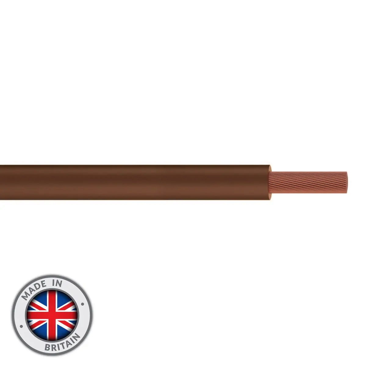 Tri-Rated Switchgear Wire 6mm 100m Brown - CABL1930