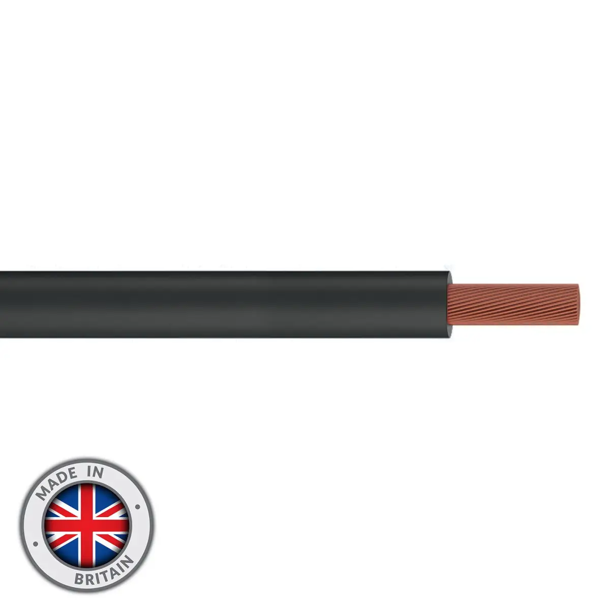 Tri-Rated Switchgear Wire 10mm 100m Black - CABL1933