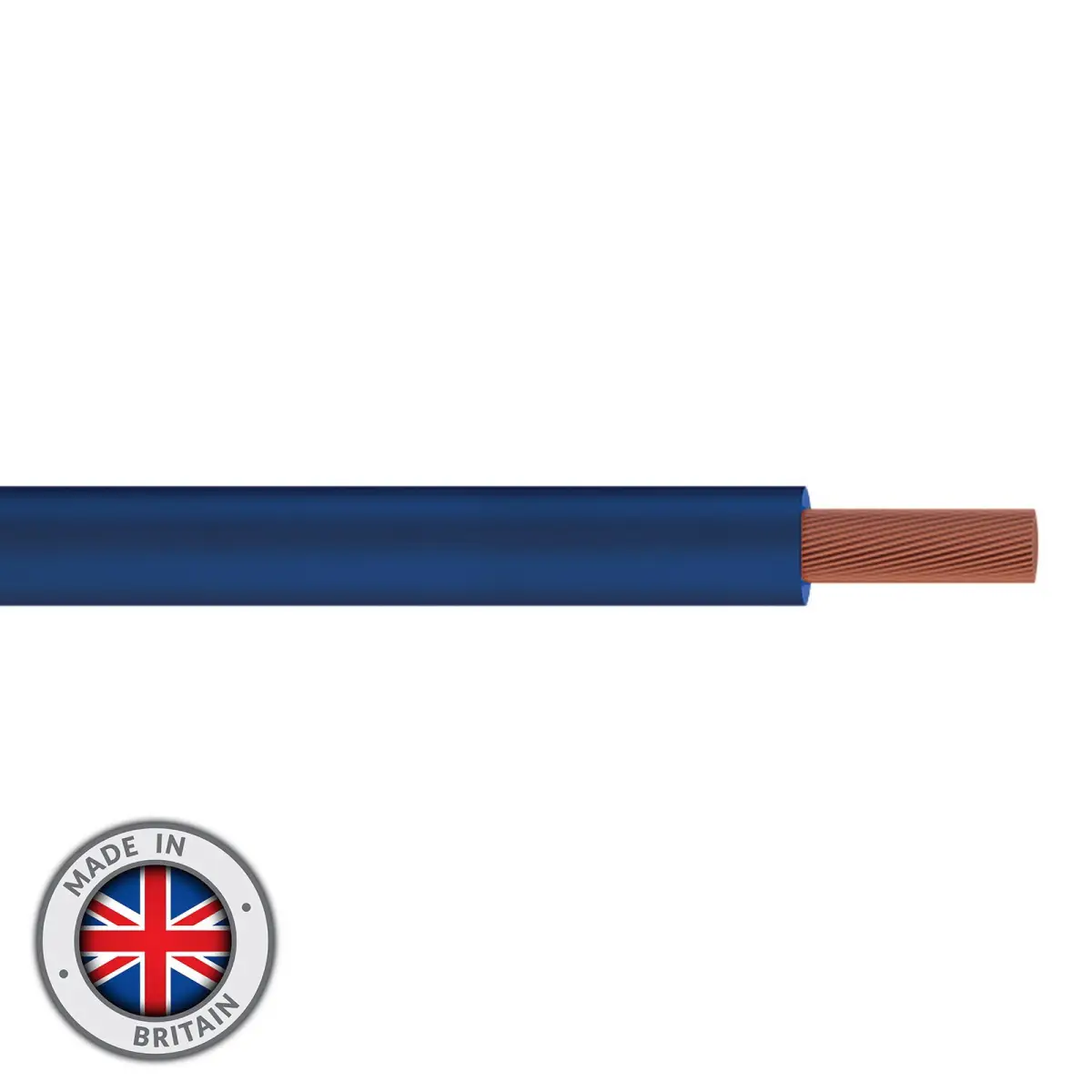 Tri-Rated Switchgear Wire 10mm 100m Blue - CABL1934