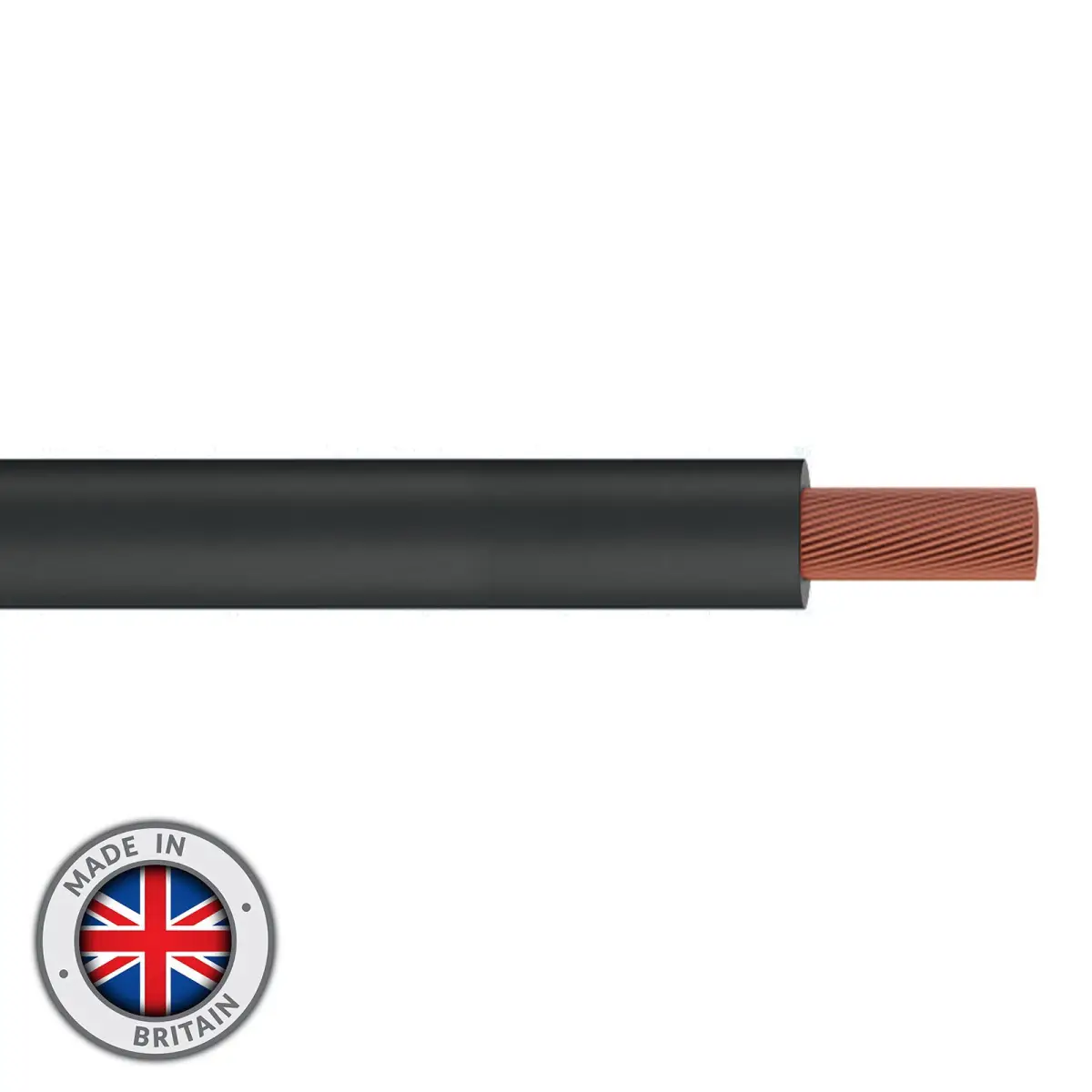 Tri-Rated Switchgear Wire 16mm 100m Black - CABL1938