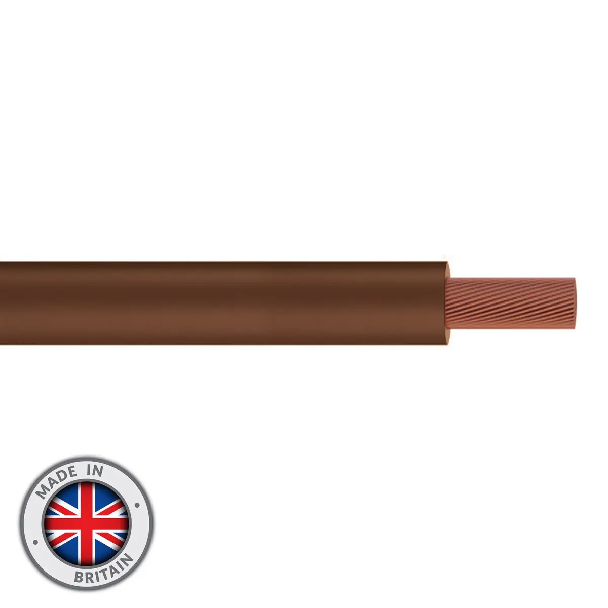 Tri-Rated Switchgear Wire 16mm 100m Brown - CABL1940