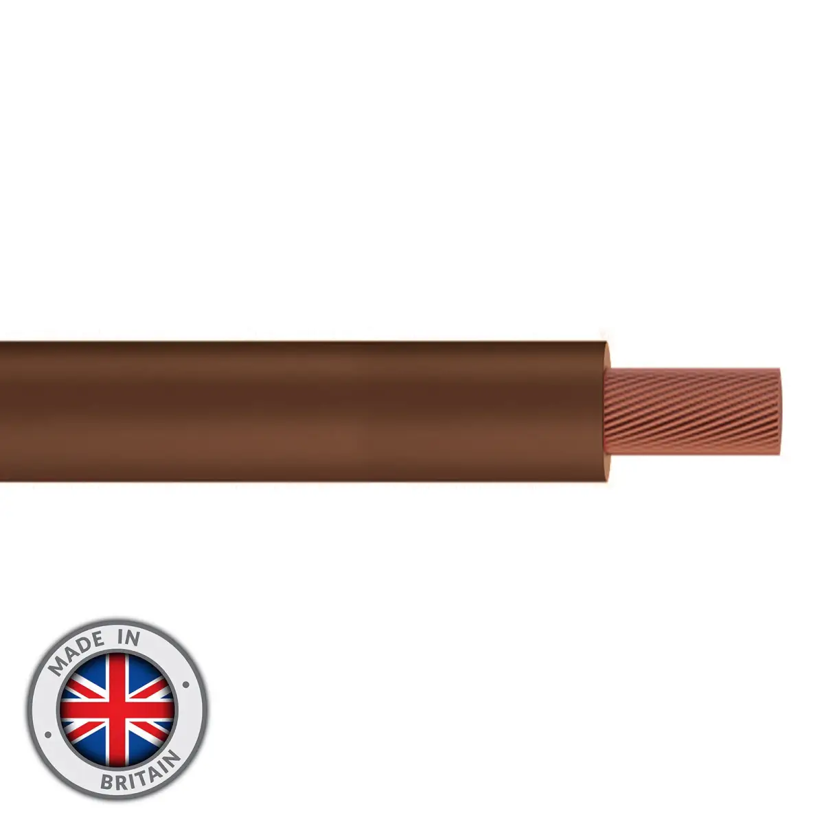 Tri-Rated Switchgear Wire 25mm 100m Brown - CABL1945