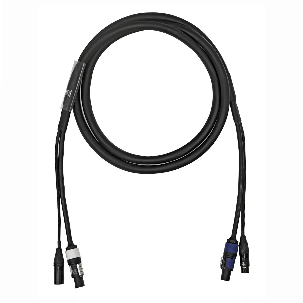 10m Combi 2.5mm Neutrik powerCON / 3-Pin DMX Cable - CABL2005