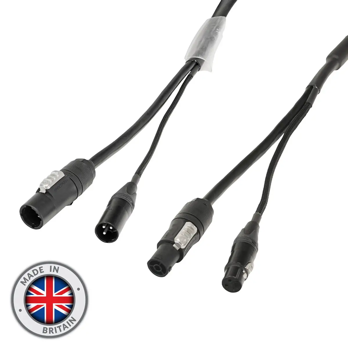 15m Combi 2.5mm Neutrik powerCON TRUE1 / 3-Pin DMX Cable - CABL2046