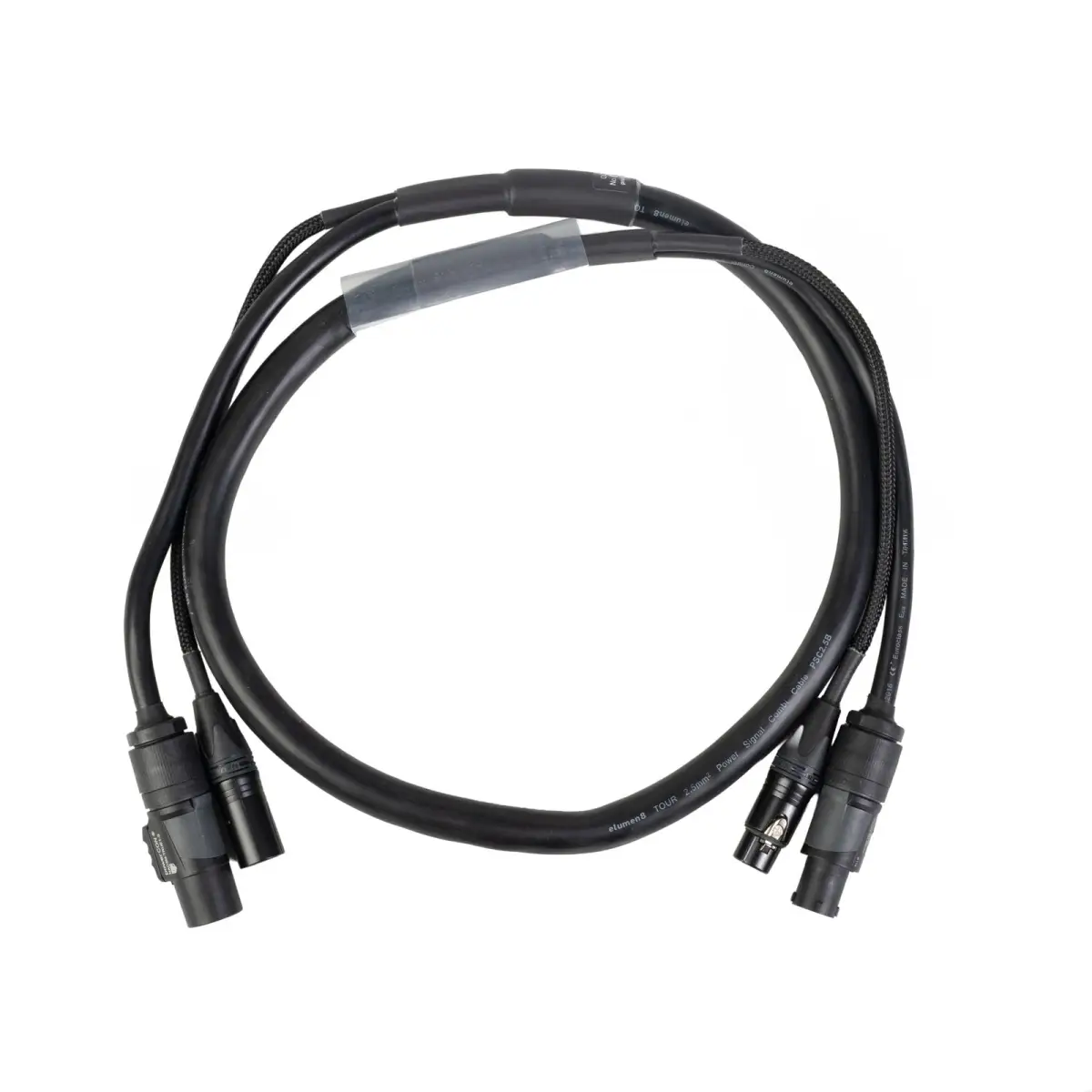 10m Combi 2.5mm Neutrik powerCON TRUE1 / 5-Pin DMX Cable - CABL2065