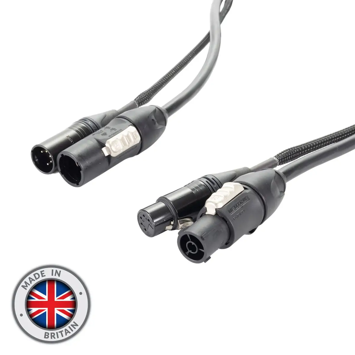3m Combi 1.5mm Neutrik powerCON TRUE1 / 5-Pin DMX Cable - CABL2073