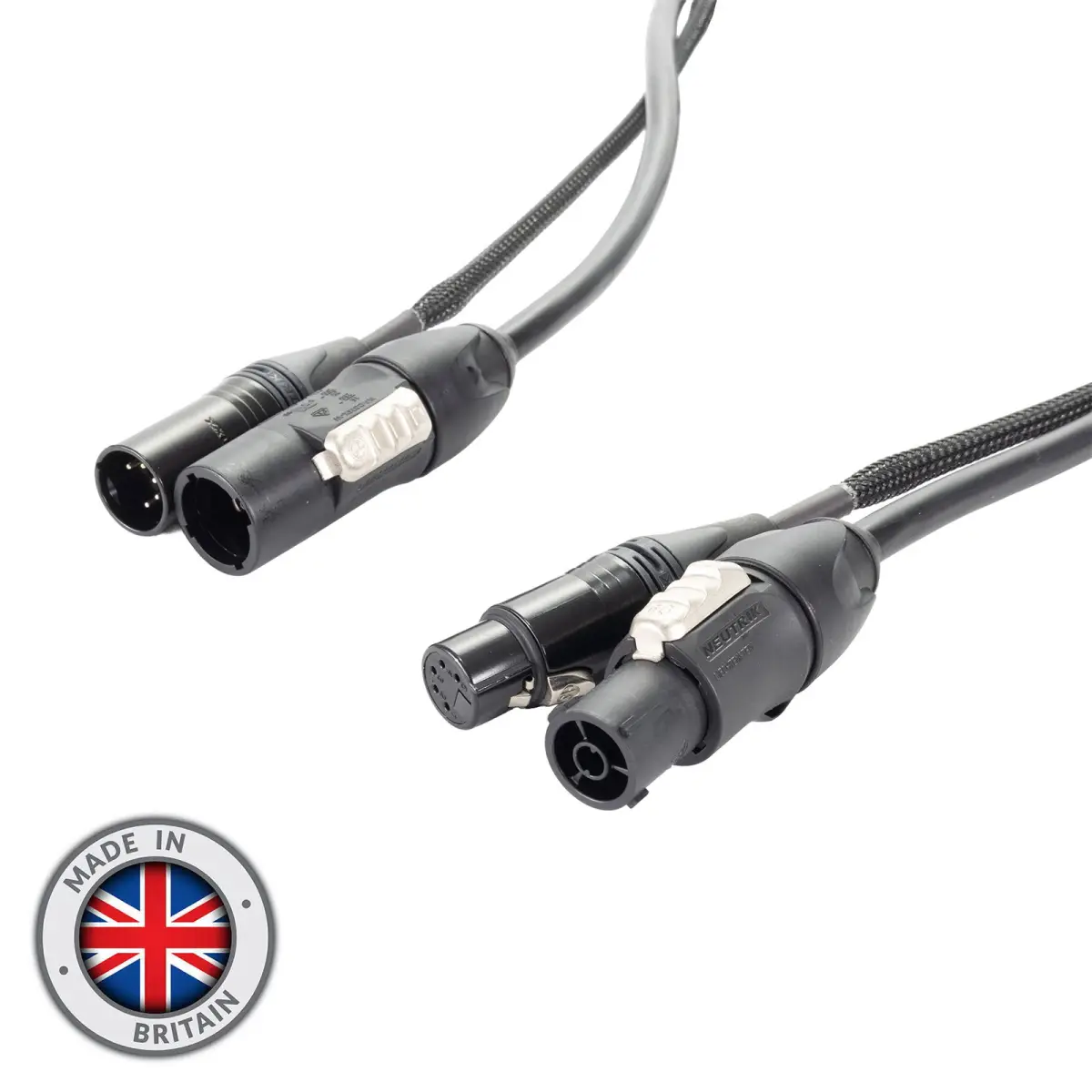 15m Combi 1.5mm Neutrik powerCON TRUE1 / 5-Pin DMX Cable - CABL2076