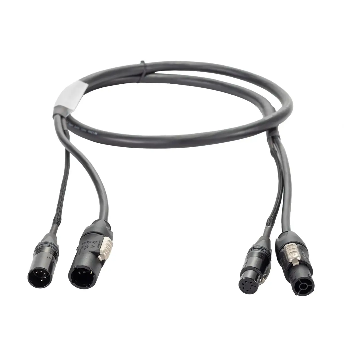 20m Combi 1.5mm Neutrik powerCON TRUE1 / 5-Pin DMX Cable - CABL2077
