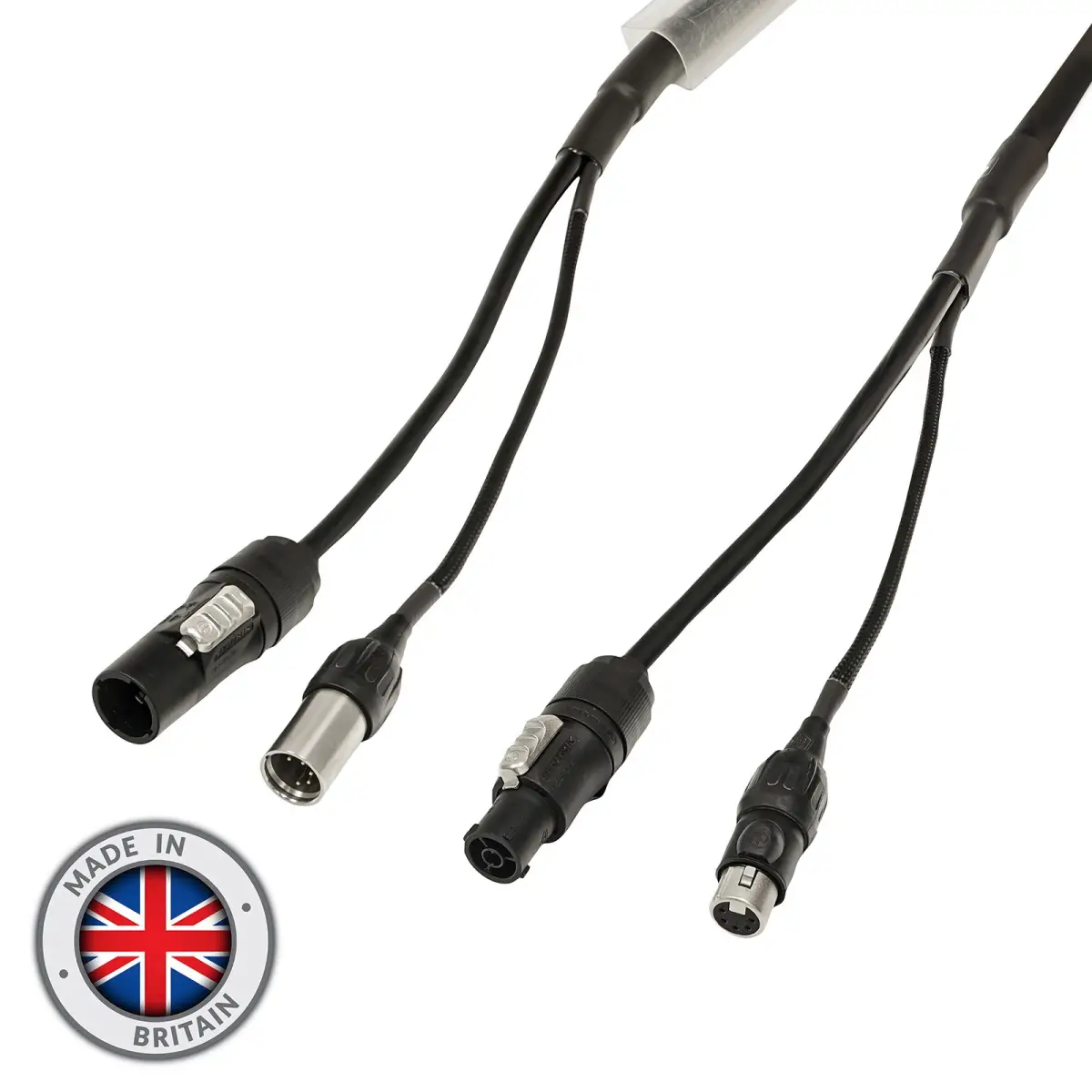 1m Combi 2.5mm Neutrik powerCON TRUE1 / 5-Pin IP65 DMX Cable - CABL2080