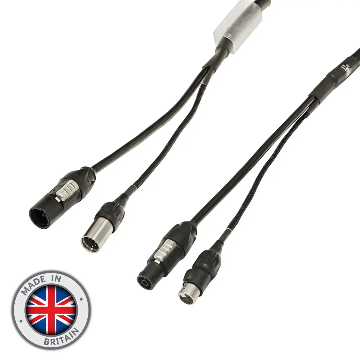 1.5m Combi 1.5mm Neutrik powerCON TRUE1 / 5-Pin IP65 DMX Cable - CABL2091