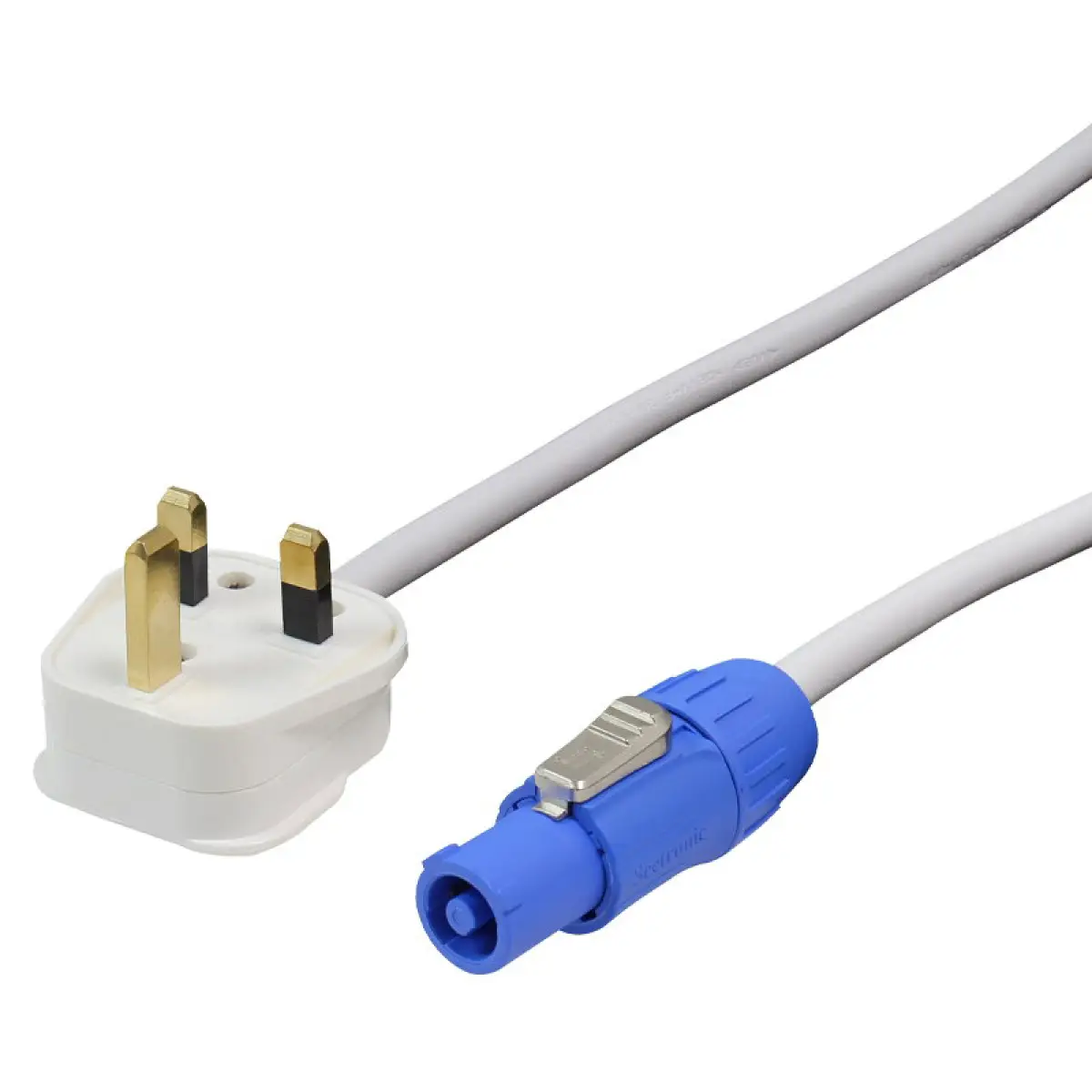 1.25m 13A - Seetronic PowerTwist Cable (White Sheath) - CABL249